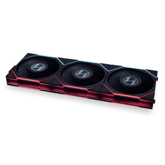 Imagem de Ventilador Lian Li UNI TL-120 ARGB - Pacote Triplo com Controlador LCD