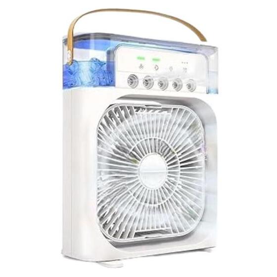 Imagem de Ventilador Mesa Mini Ar Condicionado Umidificador Mesa