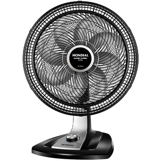 Imagem de Ventilador Mondial VTX-40-8P 40 CM 8 Pas 140 Watts 220V ~ 50/60 HZ - Preto/Prata