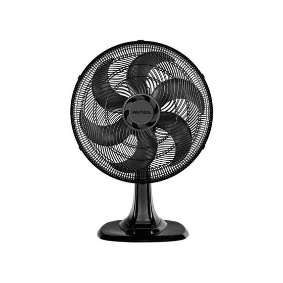 Imagem de Ventilador Osc Mesa Turbo 6p 40cm Preto 220v Premium Ventisol