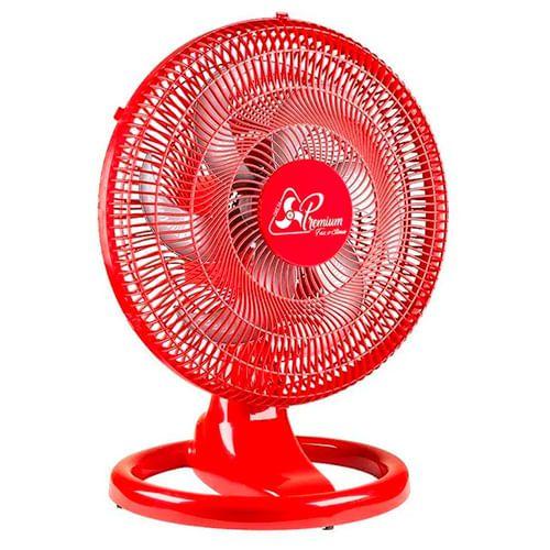 Imagem de Ventilador Oscilante Colors para Mesa e Parede 50cm Vermelho Bivolt - VENTI-DELTA