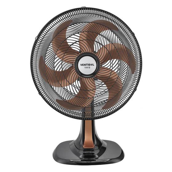 Ventilador Oscilante de Mesa Turbo 50cm Bronze 110V Ventisol 7938 Menor preço em Ventilador Oscilante de Mesa Turbo 50cm Bronze 110V Ventisol 7938