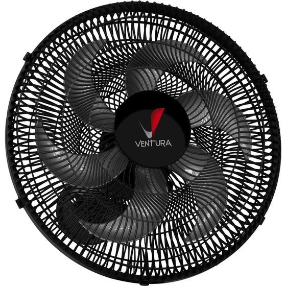 Imagem de Ventilador oscilante de parede 50 cm preto - Ventura - Venti Delta