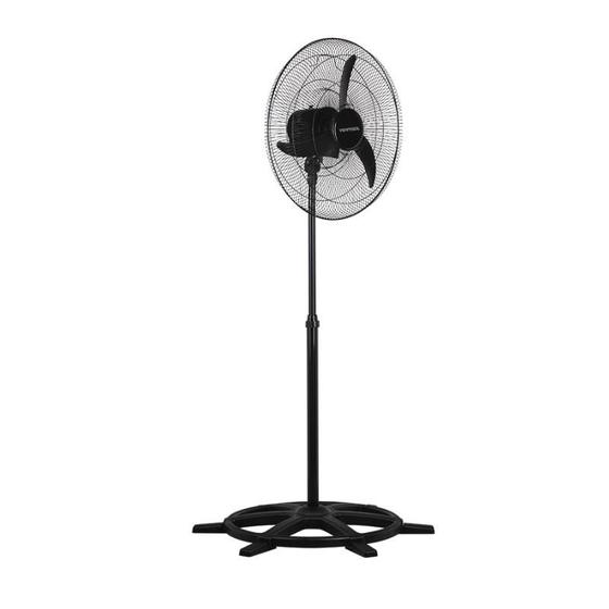 Imagem de Ventilador Oscilante de Parede Preto 60cm - Ventisol