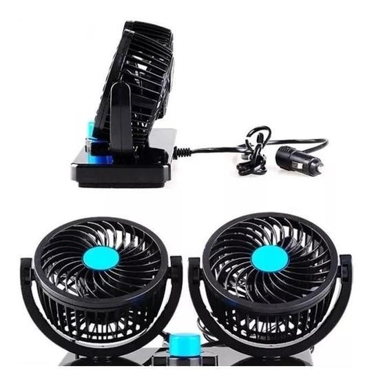 Imagem de Ventilador Para Carro Caminhão Automotivo 12V 2 Velocidade