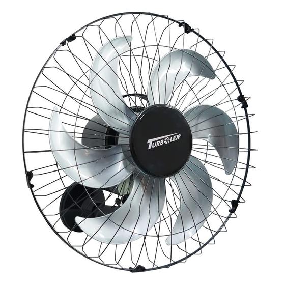 Imagem de Ventilador Parede 50cm 200W Industrial Turbo Turbão 6 Pás Bivolt 110V 220V Preto Vitalex