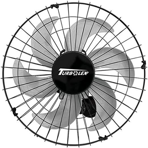 Imagem de Ventilador Parede 50cm Industrial Turbo 6 Pás Preto Vitalex