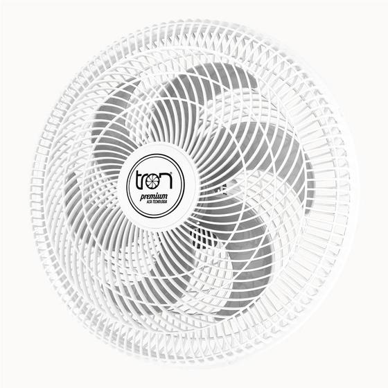 Imagem de Ventilador Parede Lorena Branco Oscilante 127V Pás Prata