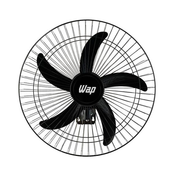 Imagem de Ventilador Parede WAP Rajada Pro 60cm 5 Pás Preto Bivolt FW006661