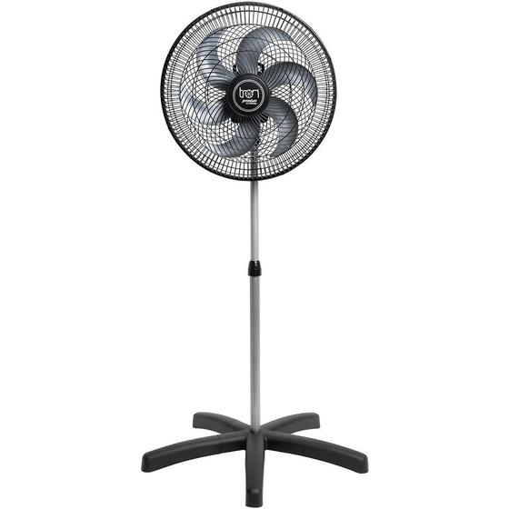 Imagem de Ventilador Pedestal Oscilante Bivolt Grade de Aço 60cm Preto 140 Watts TRON 