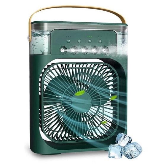 Imagem de Ventilador Portátil Pulverizador Umidificador e Aromatizador Ar Condicionador Refrigerador 046