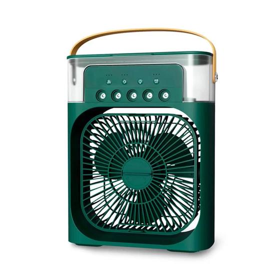 Imagem de Ventilador Portátil Pulverizador Umidificador e Aromatizador Ar Condicionador Refrigerador 046