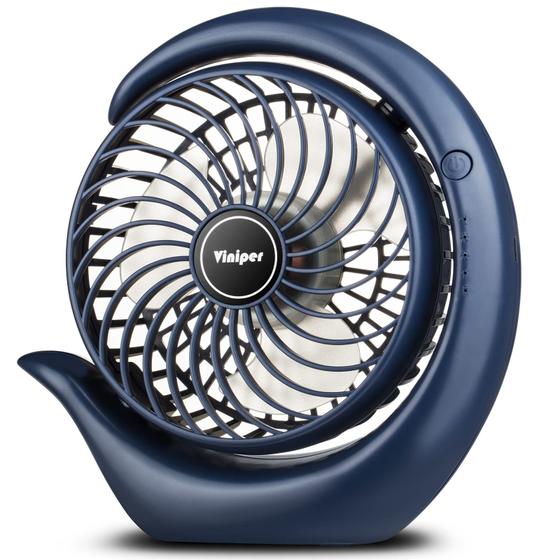 Imagem de Ventilador Portátil Recarregável Viniper - 3600mAh, 3 Velocidades, 180°