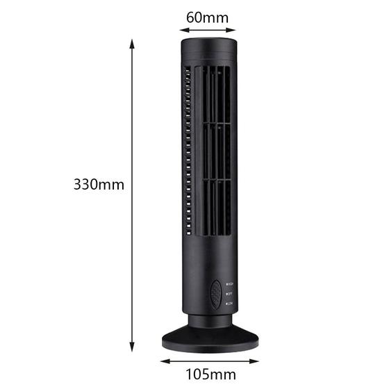 Imagem de Ventilador Portátil Sem Hélice Com Controle Total - Para Casa, Escritório e Viagens