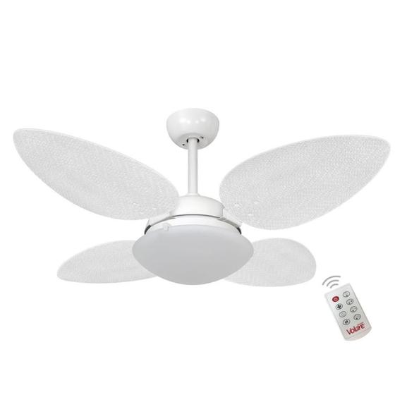 Imagem de Ventilador Premium Branco 127V e Controle Remoto