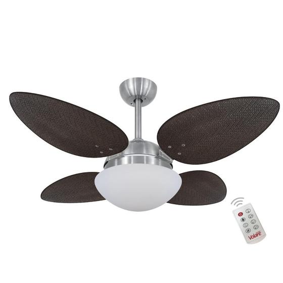 Imagem de Ventilador Premium Tabaco 127V e Controle Remoto