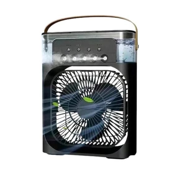 Imagem de Ventilador Refrigerador Umidificador  De Ar Portátil C/ Led