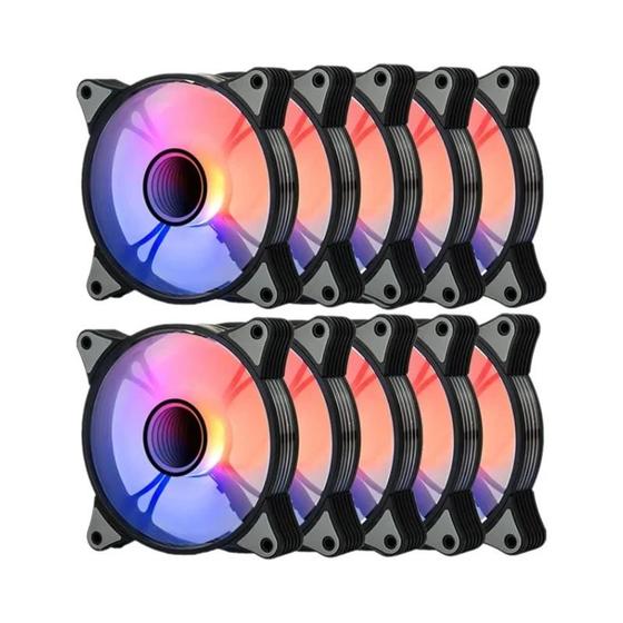 Imagem de Ventilador RGB 120mm Aigo AR12PRO para Gabinete de Computador - 4Pin PWM/3Pin 5V ARGB