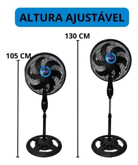 Imagem de Ventilador Solaris 6 Pás Turbo Ultra Potente 75w 110v