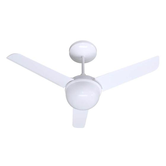 Imagem de Ventilador Teto Aliseu Alisclean Branco Controle Parede