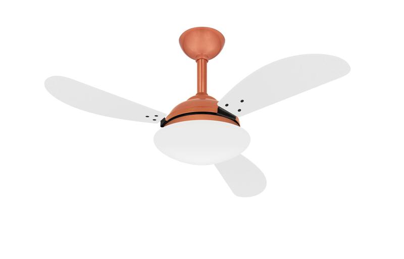 Imagem de Ventilador Teto Cobre Turbo Silencioso Fly 3 Pás Ventax 220V