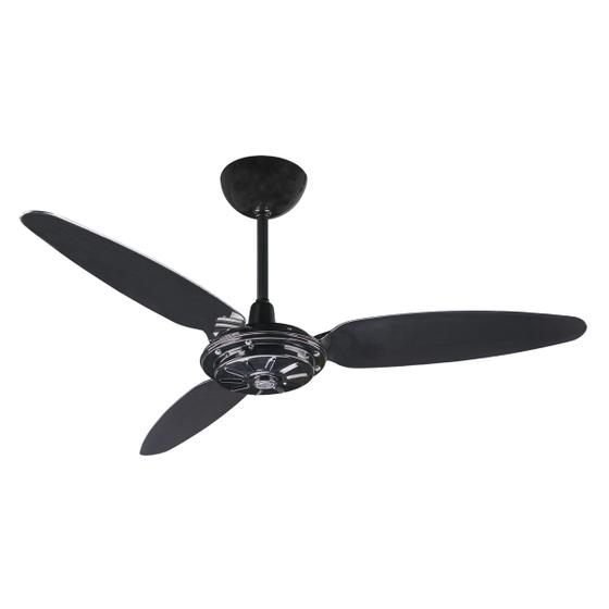 Ventilador Teto Comercial 127v Preto Ventisol Menor preço em Ventilador Teto Comercial 127v Preto Ventisol