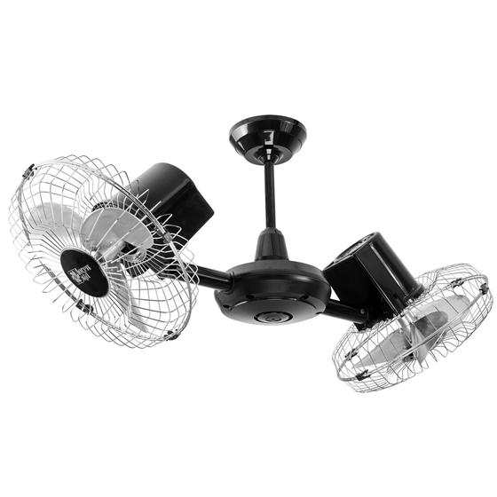 Imagem de Ventilador Teto Gemini Preto 220V - Lorensid