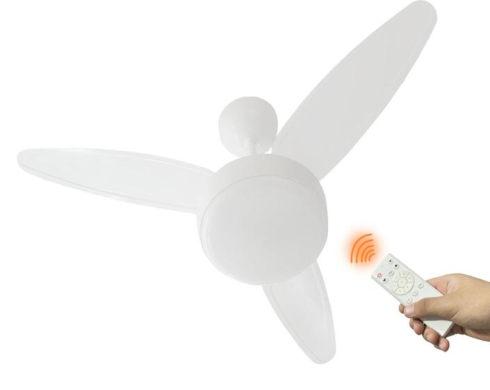 Ventilador Teto Silent Inverter Luminária Led 18w + Controle Menor preço em Ventilador Teto Silent Inverter Luminária Led 18w + Controle