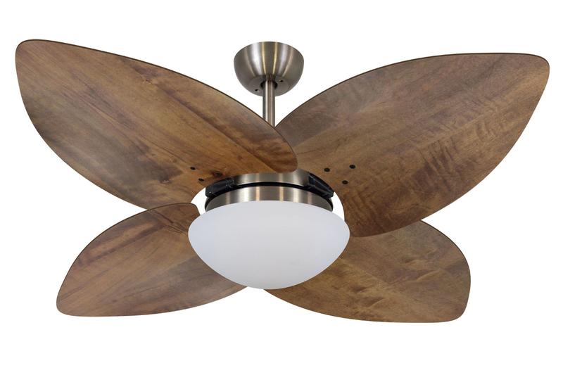 Imagem de Ventilador Teto Volare Bronze Dunamis Rádica Imbuia 220V