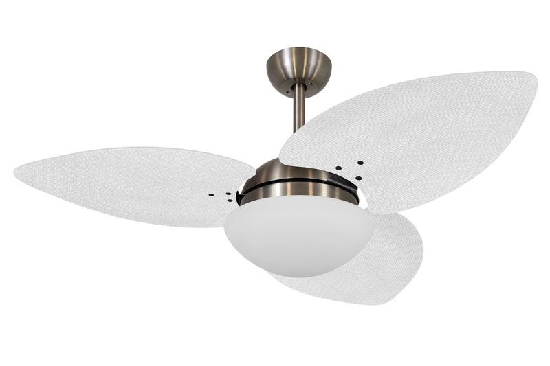 Imagem de Ventilador Teto Volare Bronze Vidro Dunamis S3 Palmae 127V