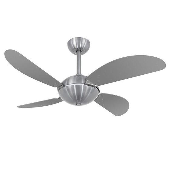 Imagem de Ventilador Teto Volare Escovado Fly 4 Pás Titânio 110V