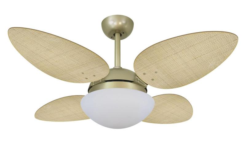 Imagem de Ventilador Teto Volare Ouro Velho Pétalo Palmae Natural 220V