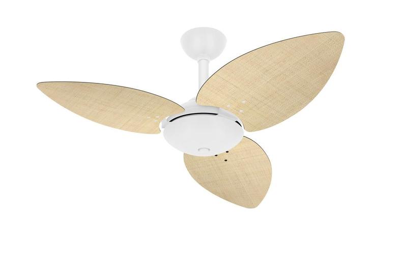 Imagem de Ventilador Teto Winds 3 Pás Palha Turbo Branco Ventax 110V