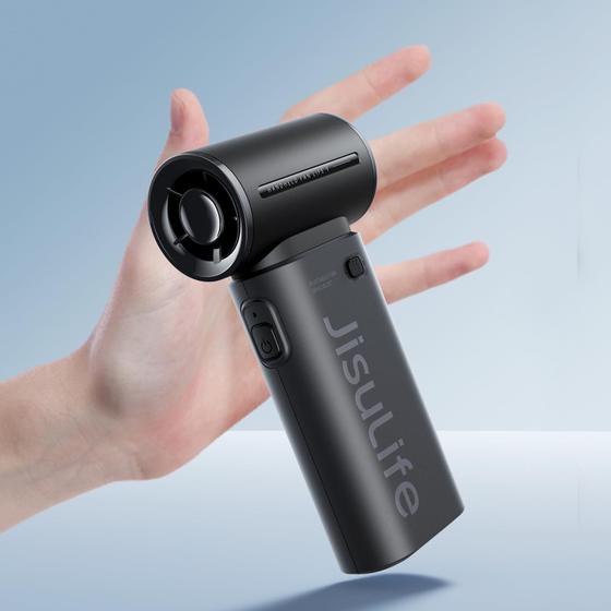 Ventilador Turbo Portátil JISULIFE Recarregável USB Portátil 3600mAh Menor preço em Ventilador Turbo Portátil JISULIFE Recarregável USB Portátil 3600mAh