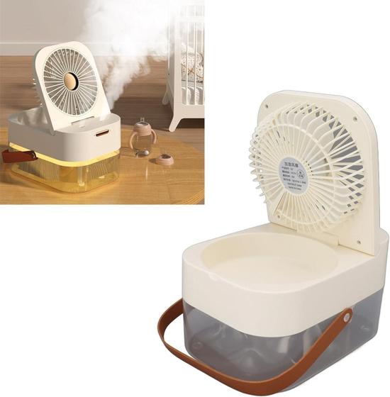 Imagem de Ventilador Umidificador Inteligente Mesa 2,5 Litros Dobrável