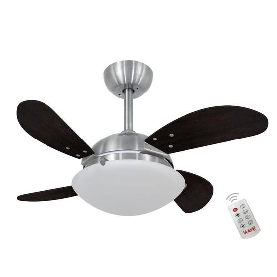 Imagem de Ventilador Volare Fly Mini Tabaco 220V e Controle Remoto