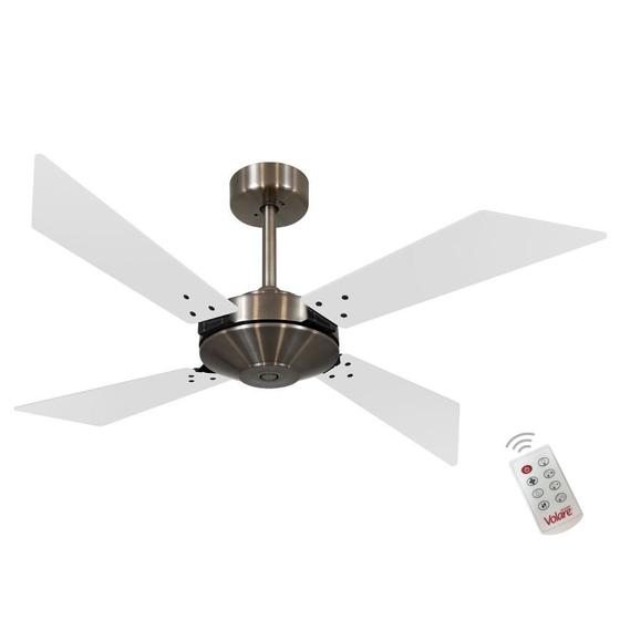 Imagem de Ventilador Volare Tech New Off Branco 127V e Controle Remoto