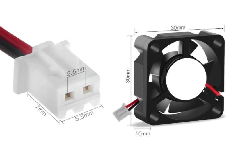 Imagem de Ventoinha Cooler Fan 30X30X10Mm 12V 3010