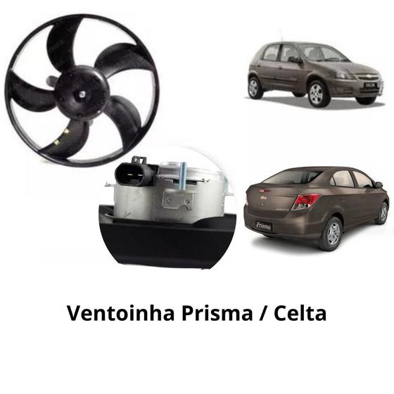 Imagem de VENTOINHA ELETROVENTILADOR-CELTA /PRISMA 2002 à 2006 SEM AR