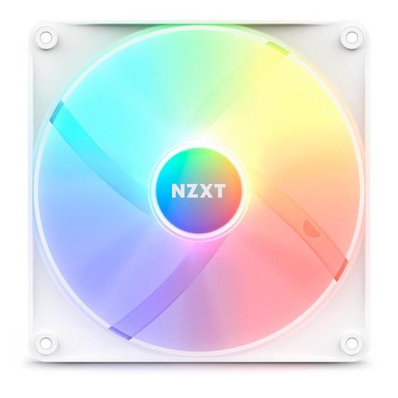 Imagem de Ventoinha NZXT F140RGB Core, 140mm, RGB, Branco - RF-C14SF-W1