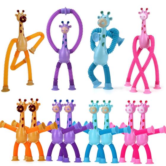 Imagem de Ventosa telescópica Giraffe Toy ARHIVA, pacote com 12