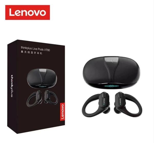 Imagem de Verdadeiro Fone Lenovo Xt80 Bluetooth 5.3  Alta Fidelidade Som Power Full Bass