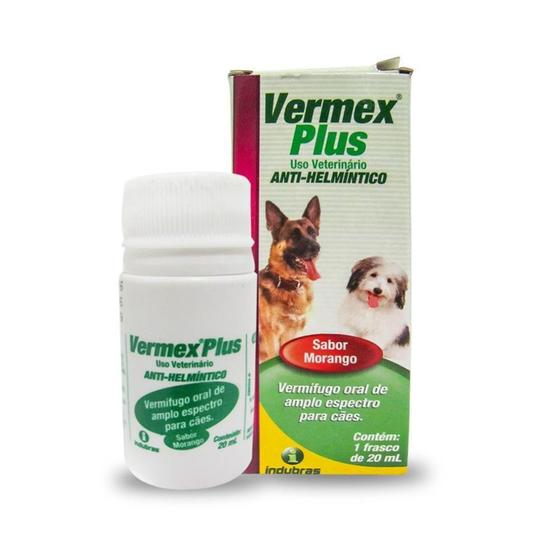 Imagem de Vermex Plus - 20 ml - INDUBRAS PET SHOP