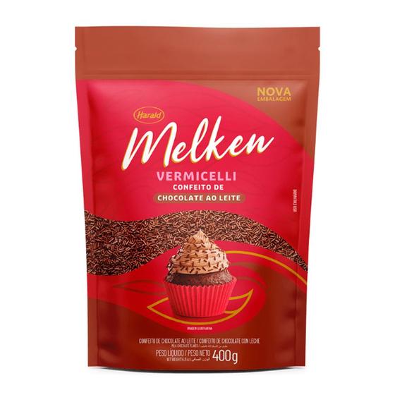 Imagem de Vermicelli Chocolate Ao Leite Melken - 400g Harald - Rizzo