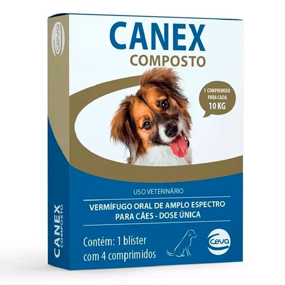 Imagem de Vermifugo Canex Composto para Cães 10kg