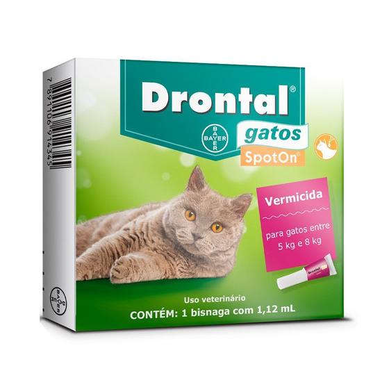 Imagem de Vermífugo Drontal SpotOn para Gatos - 1,12ml