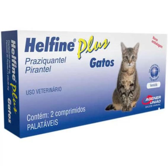 Imagem de Vermífugo Helfine Plus Gatos 2 Comprimidos
