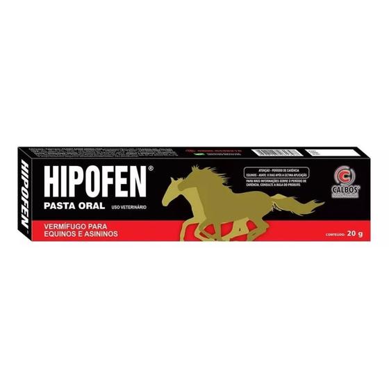 Imagem de Vermífugo para Cavalos Hipofen Pasta Oral - 20 gr