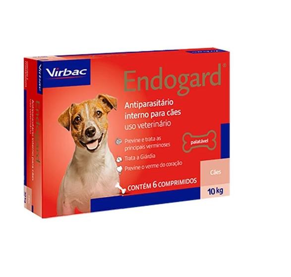Imagem de Vermífugo Virbac Endogard com 6 Comprimidos Para Cães 10kg