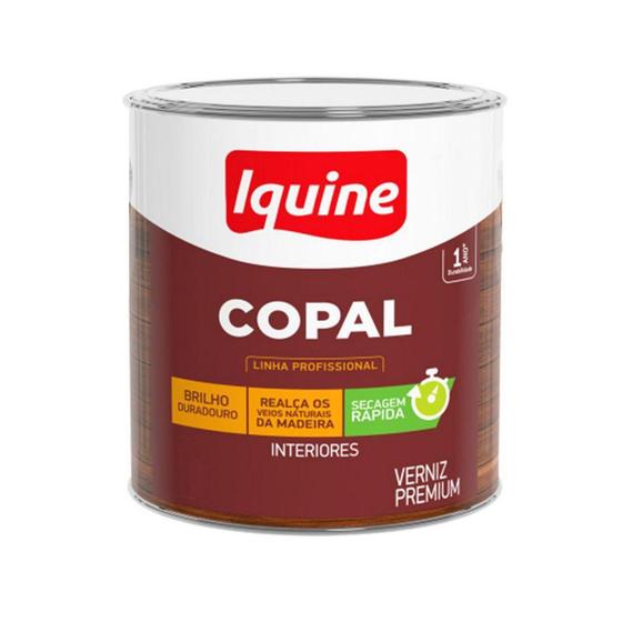 Verniz 900 ML Copal Brilhante - Iquine Imagem de Verniz 900 ML Copal Brilhante - Iquine